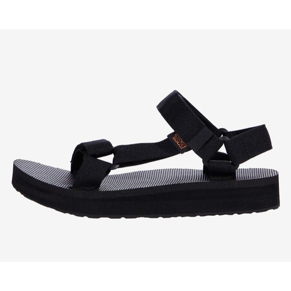 Teva NEW Original Universal Urban Black Sandals Adjustable Ankle Strap Sz.9 - Picture 4 of 11